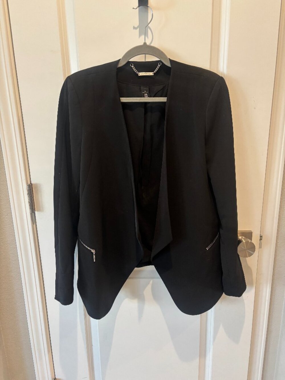White House Black Market Black Blazer Size 8